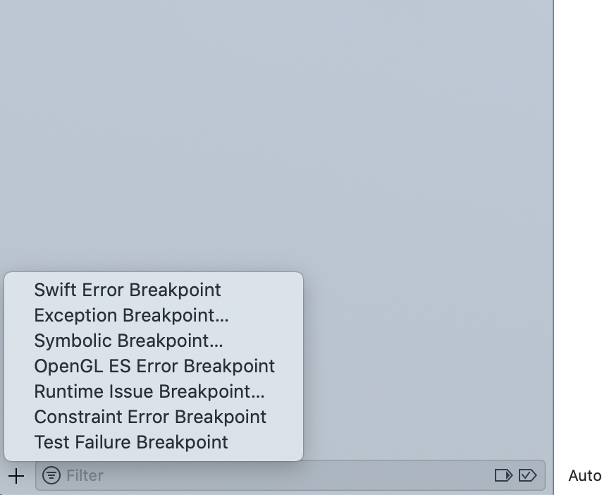 BreakpointList