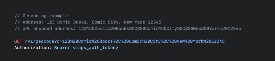 Geocoding Example