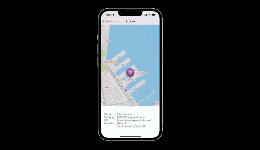 Explore Map Features
