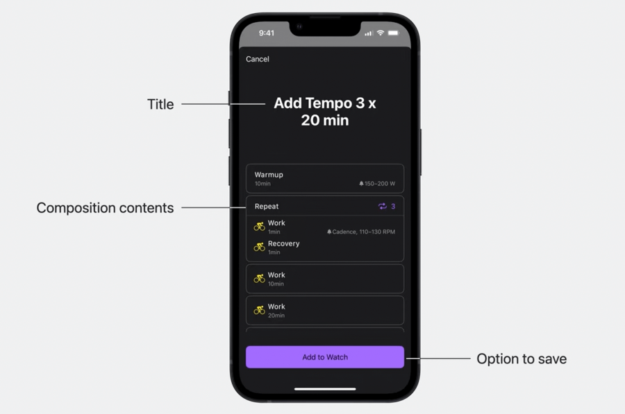Workout Preview
