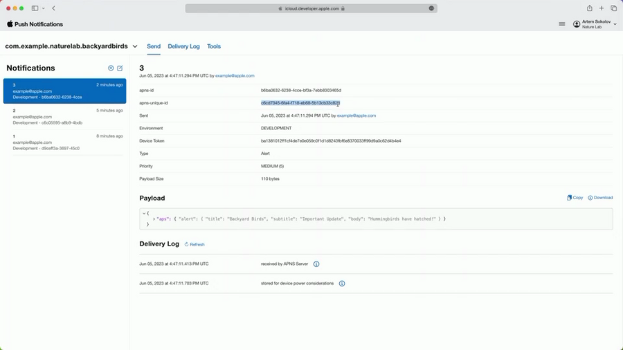 apns-unique-id