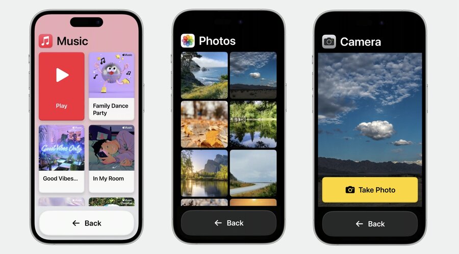 Home screen