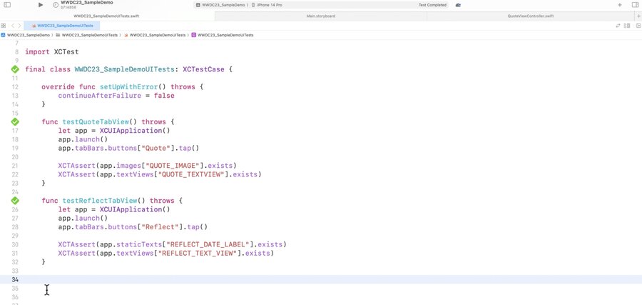 Accessibility inspector
