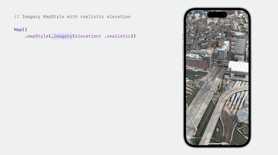 With the imagery map style