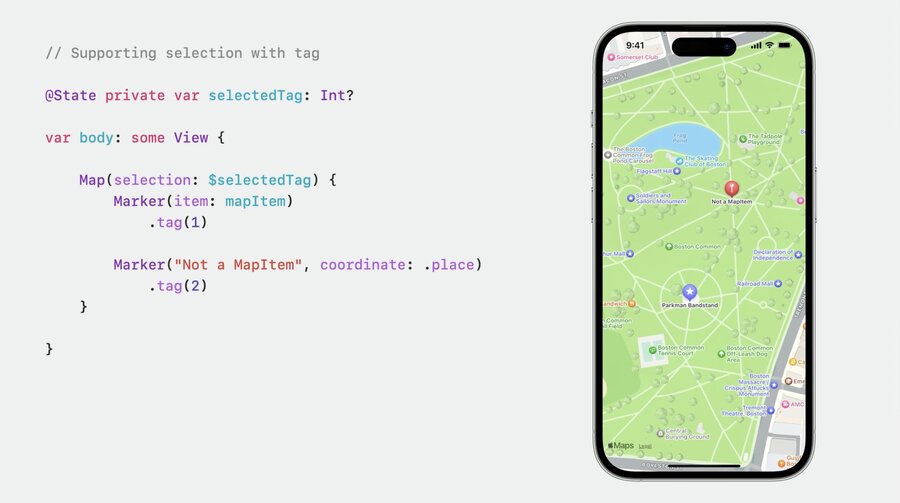 Selection with Tag
