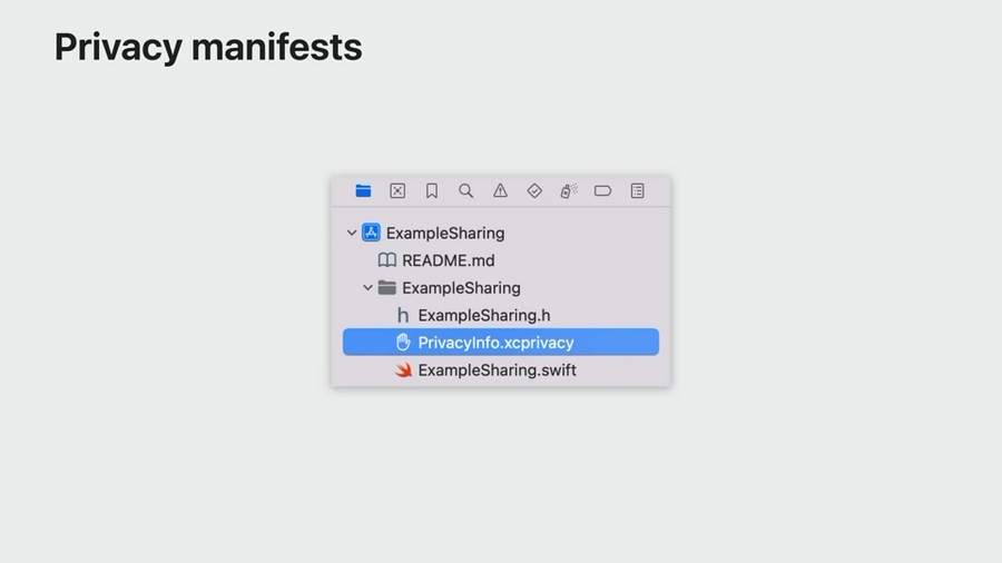 Privacy Manifests