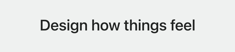 common things should be easy and complex things should be possible