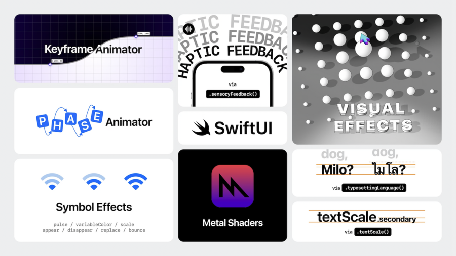 Overview of the section titled ‘Extraordinary animations’