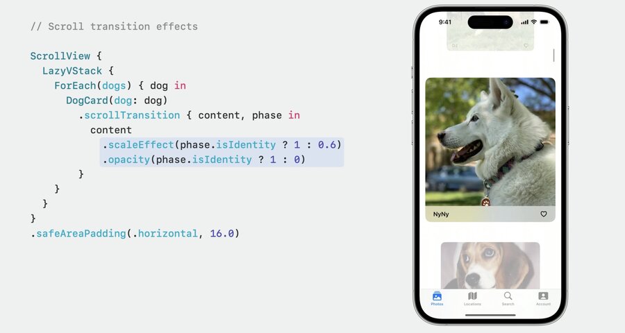 Scroll Transition Effect