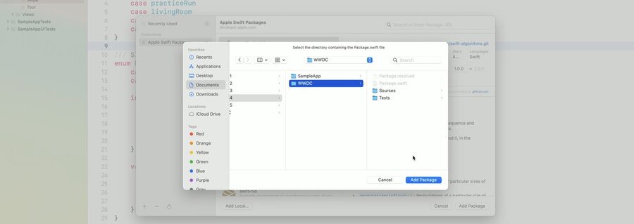 add our macro package to my Xcode project
