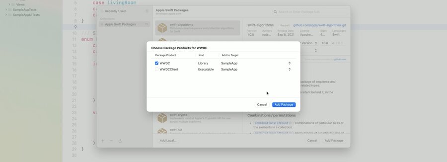 add our macro package to my Xcode project