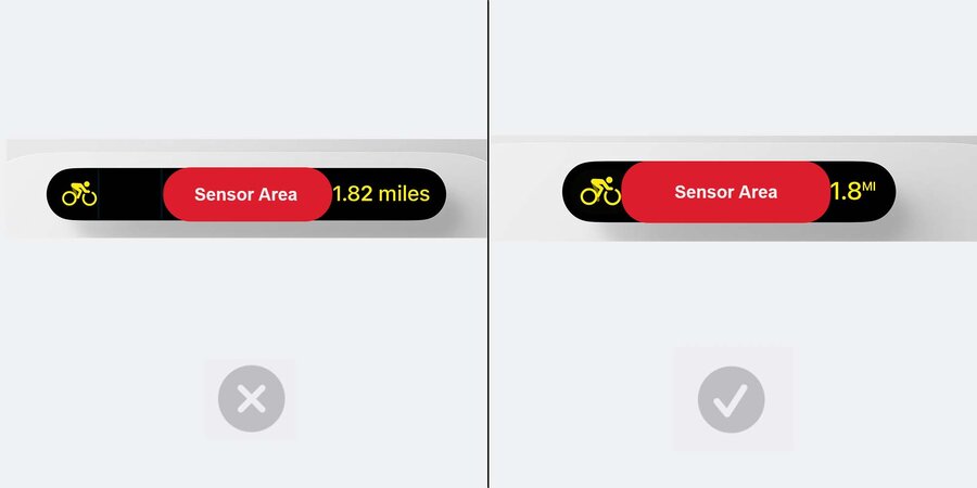Live Activity: keep things snug in dynamic island for compact view
