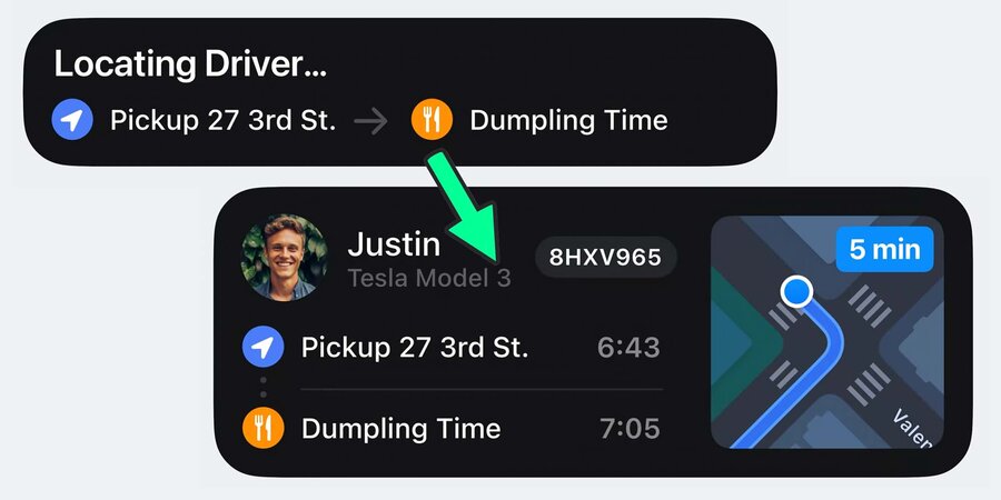 Live Activity: grow and shrink in lock screen