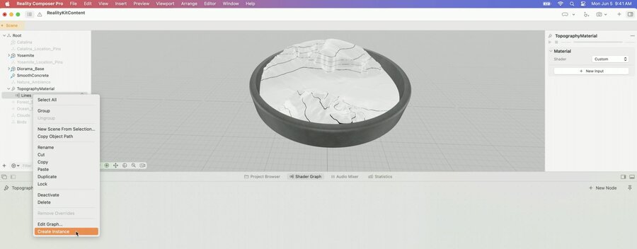 the Yosemite Valley model