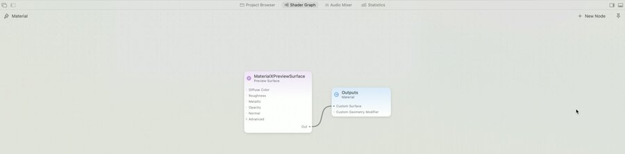 the Yosemite Valley model in Reality Composer Pro
