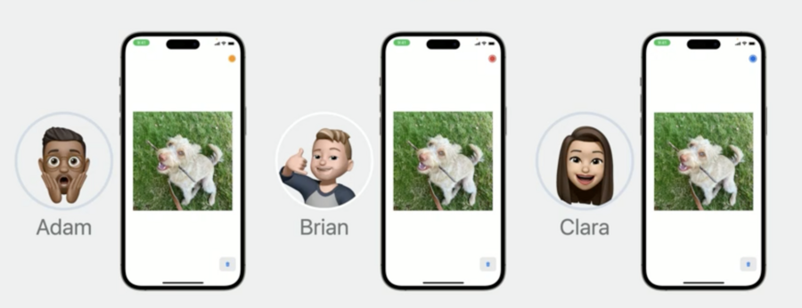 Example: Sync image across devices