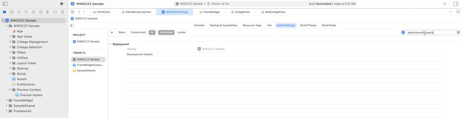 Previews in your project