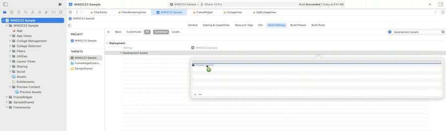 Previews in your project