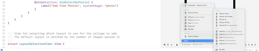 Previews in your project