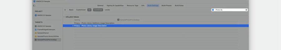 Previews in your project