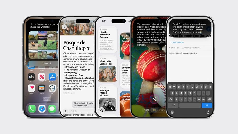 Siri AI features