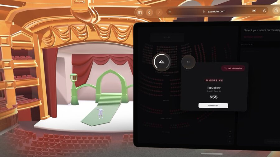 Immersive Website Environments