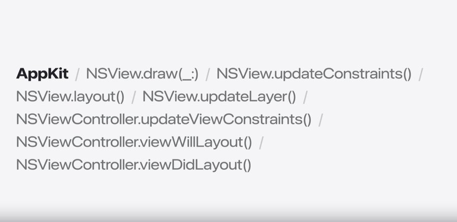 An @Observable model driving automatic view updates in an AppKit view