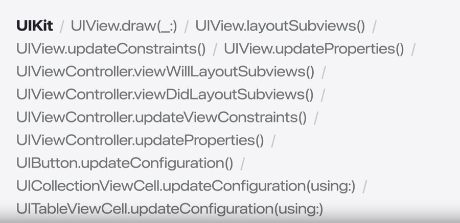 The same automatic Observation updates working in UIKit