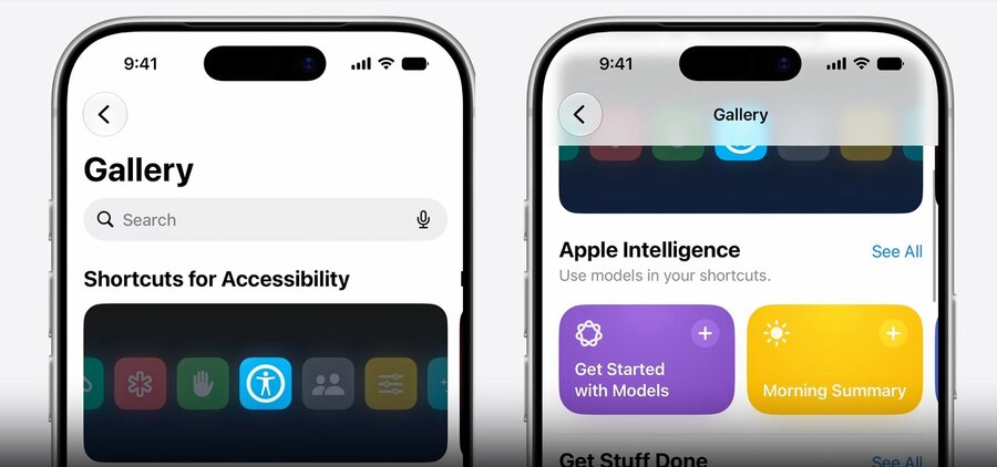 The scroll edge effect during a scroll interaction