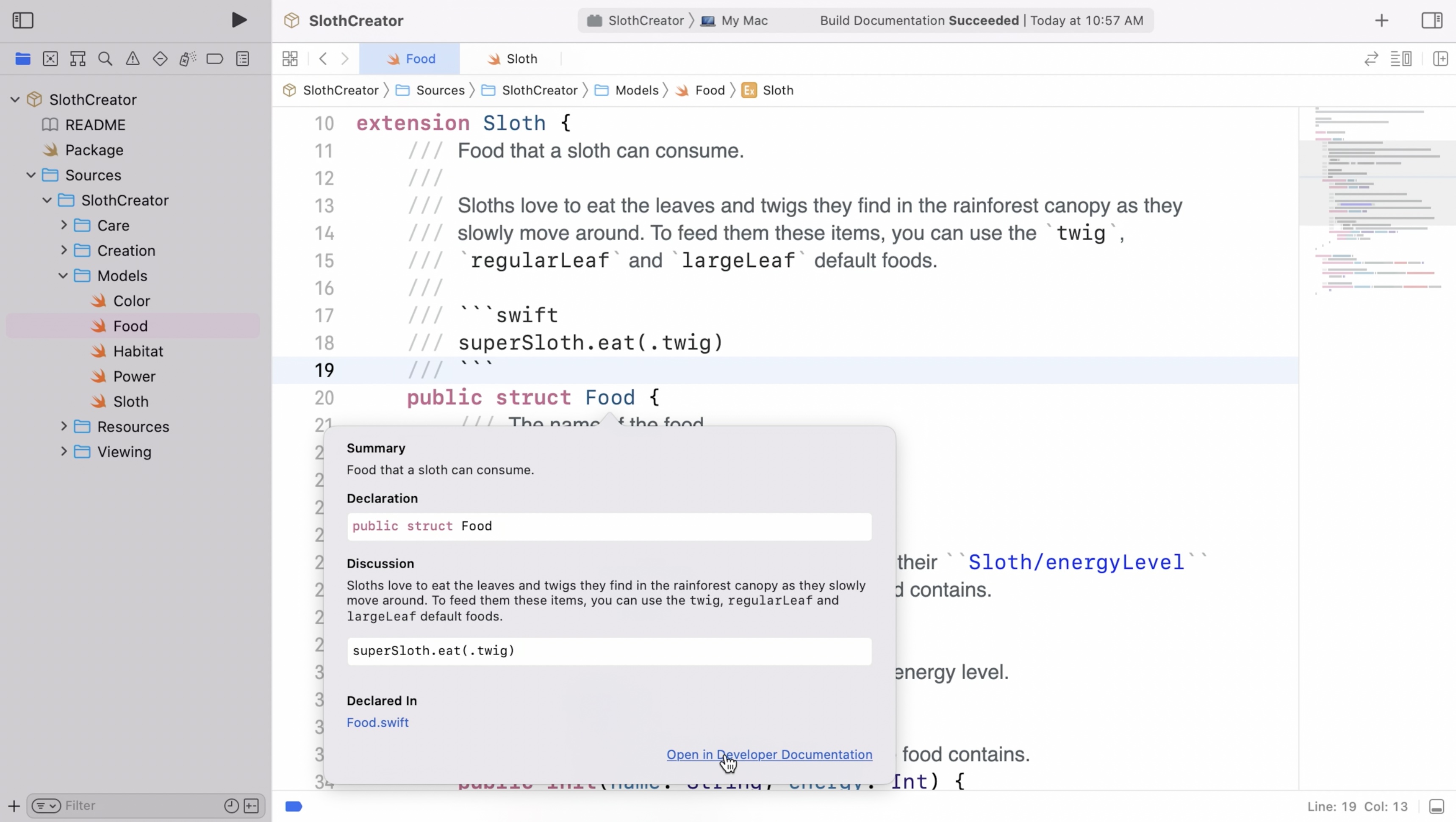 Meet DocC documentation in Xcode | Documentation